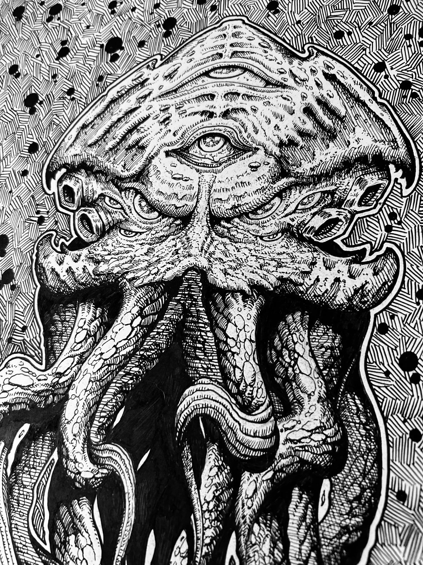 “Cthulhu Is Coming” 11in x 17in ORIGINAL