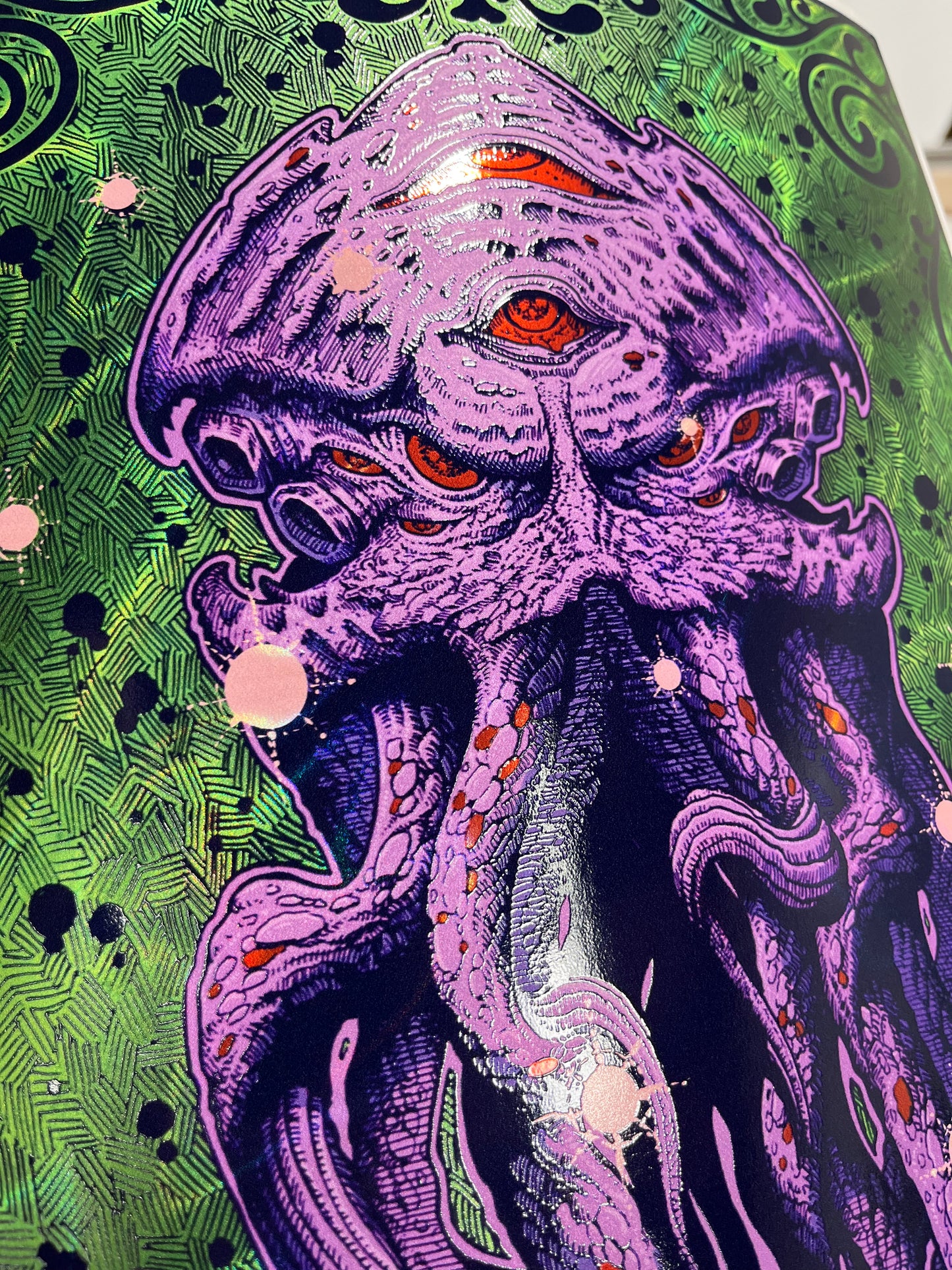 “Cthulhu Is Coming” 11in x 17in Limited Edition Foil Print